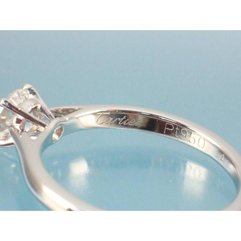 Cartier（カルティエ） リング ダイヤ0.34ct ソリテール pt950 指輪