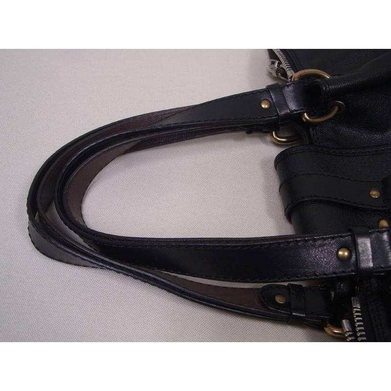 Chloe（クロエ） ケララ レザー トート 黒 ショルダー バック : 親切な