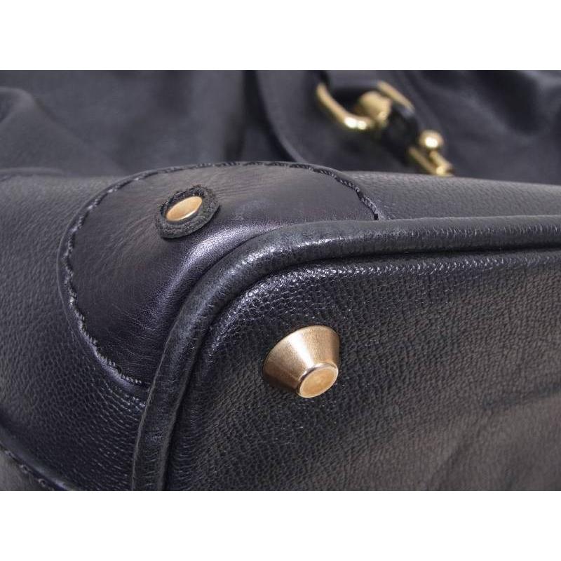 Chloe（クロエ） ケララ レザー トート 黒 ショルダー バック : 親切な 