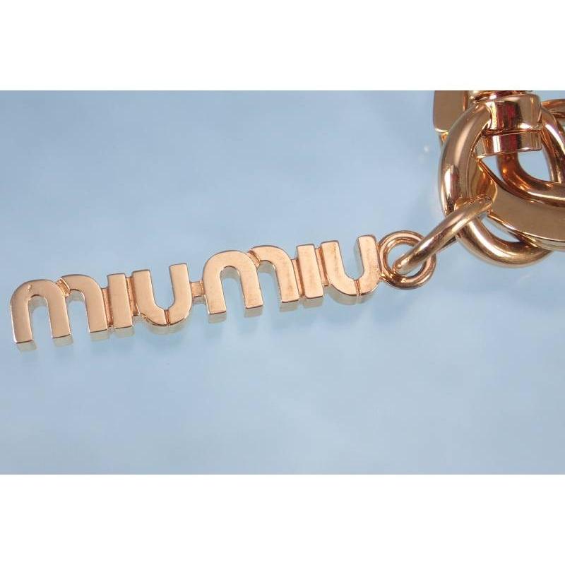 miu ミュウミュウ 黒ネコ トリック クリスタル キーホルダー miu ミュウミュウ 黒ネコ トリック クリスタル キーホルダー