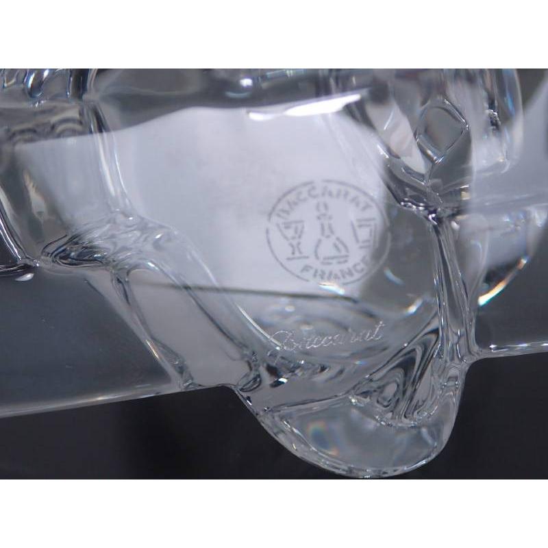 バカラ（Baccarat） 新品 クリスタル スキーイング ベアー フィギュア
