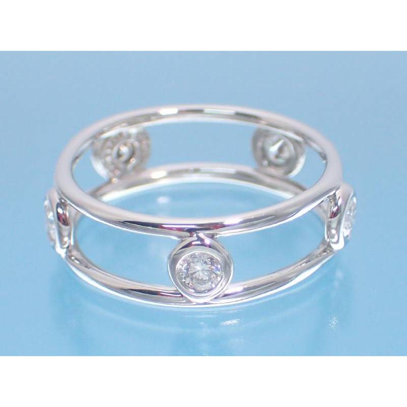 TIFFANY&Co.（ティファニー） 新品同様 ダブルワイヤー ダイヤ5P