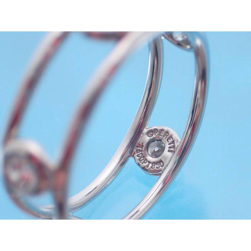 TIFFANY&Co.（ティファニー） 新品同様 ダブルワイヤー ダイヤ5P