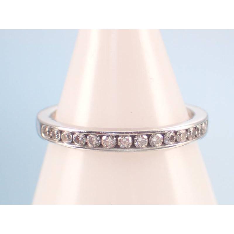 TIFFANY&Co. ティファニー ダイヤ ハーフエタニティ リング 6.5 TIFFANY&Co. ティファニー ダイヤ ハーフエタニティ リング 6.5