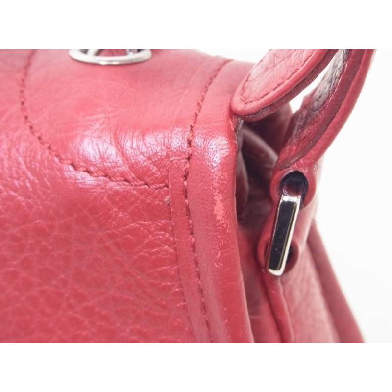 CHANEL（シャネル） 美品 レザー A25450 2Way ショルダーバック 赤 G