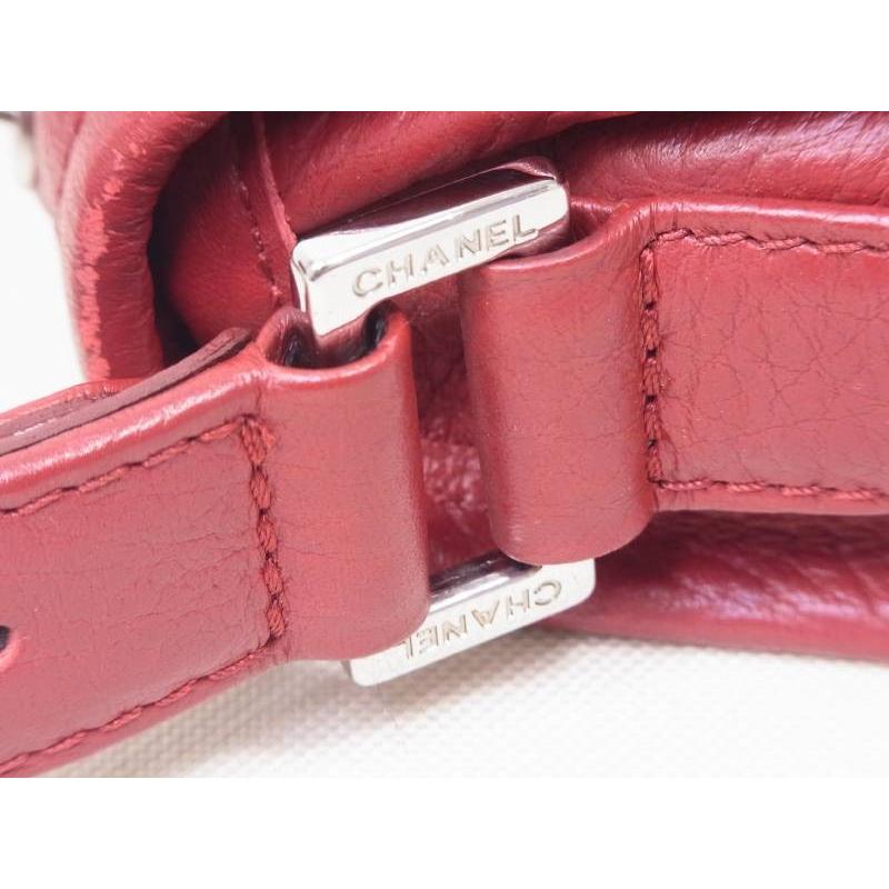 CHANEL（シャネル） 美品 レザー A25450 2Way ショルダーバック 赤 G