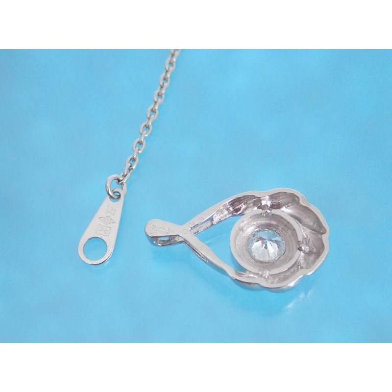 ダイヤ0.29ct ティアドロップ ペンダント プラチナ ネックレス 新品 