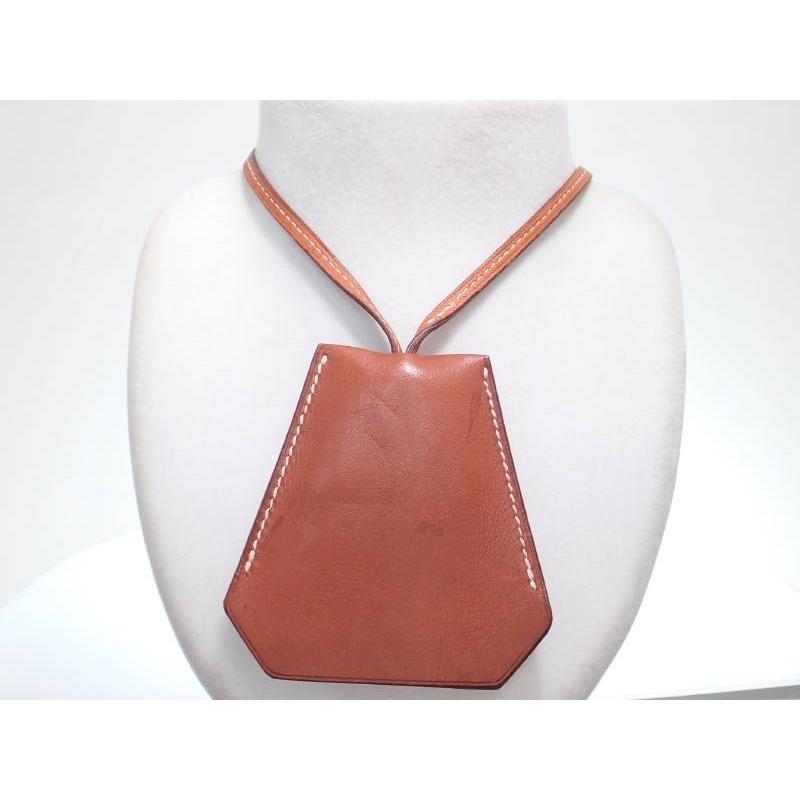 HERMES（エルメス） クロシェット C刻印 キーリング カーフ ブラウン