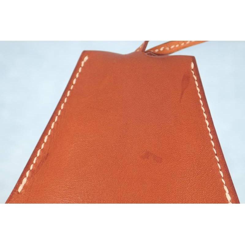 HERMES（エルメス） クロシェット C刻印 キーリング カーフ ブラウン