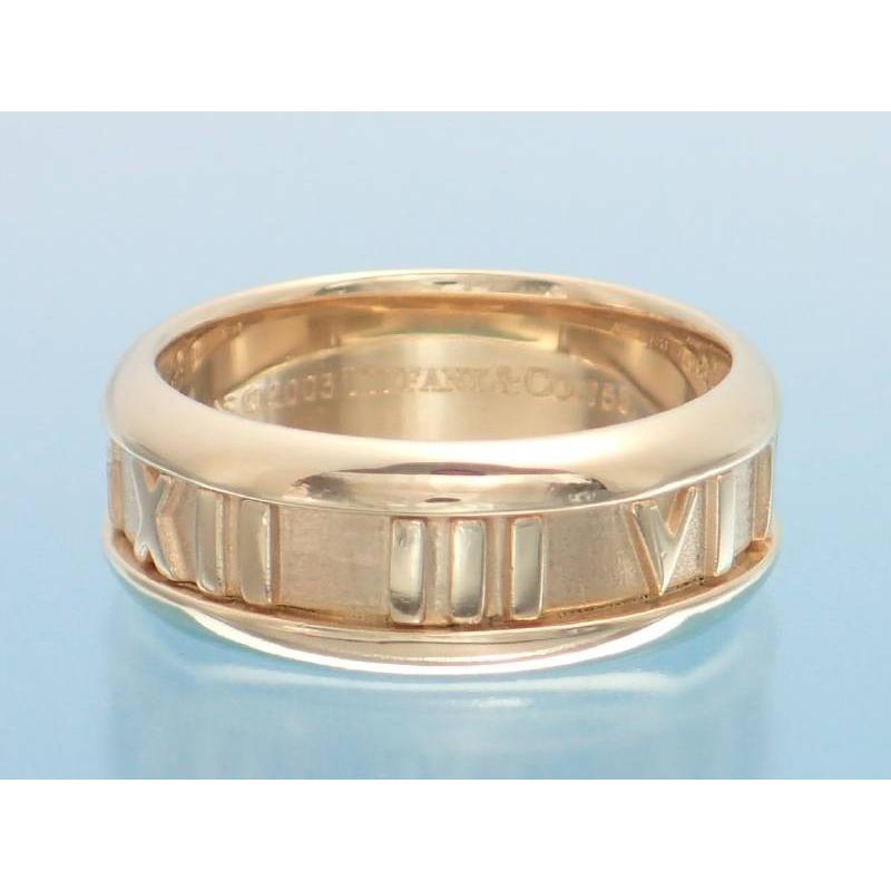 TIFFANY&Co. 美品 ティファニー アトラス 750 K18 ゴールド リング 10  
