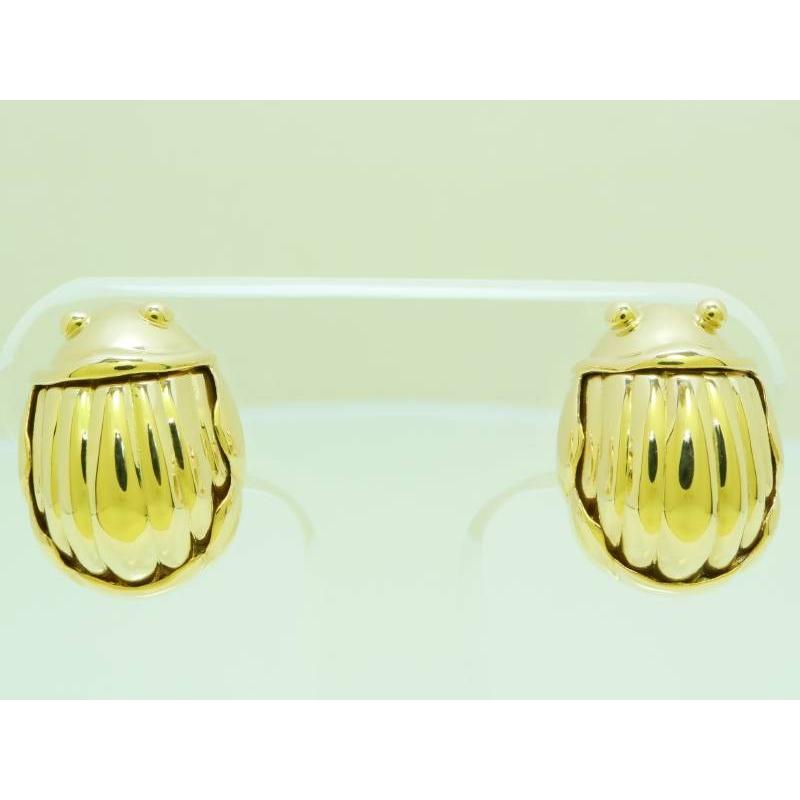 TIFFANY&Co.（ティファニー） K18 昆虫 スカラベ ピアス 750 YG 古代