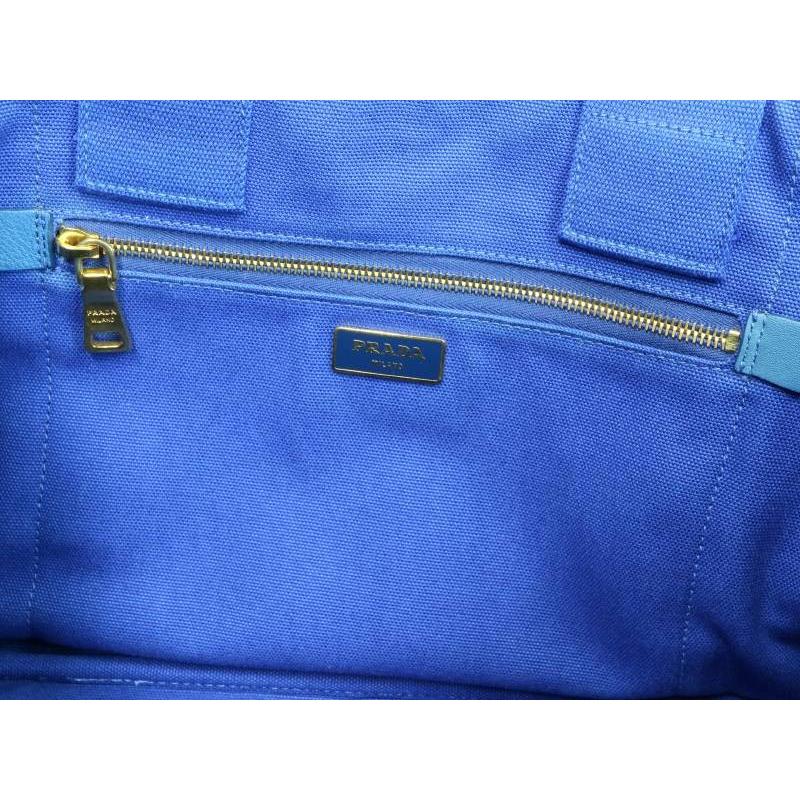 PRADA プラダ カナパ Lサイズ トート バック BN1872 コバルト PRADA プラダ カナパ Lサイズ トート バック BN1872 コバルト