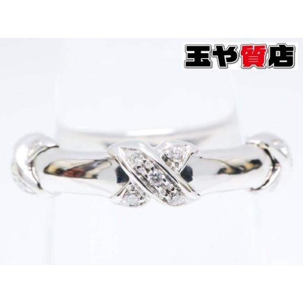 TIFFANY&Co. ティファニー 美品 ダイヤ 25P シグネチャー リング 9.5号 