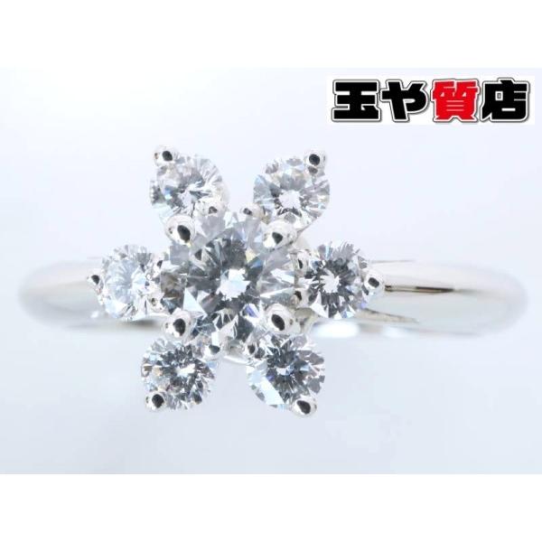 TIFFANY&Co.（ティファニー） ダイヤ 7P バターカップ 花 リング 6.5号
