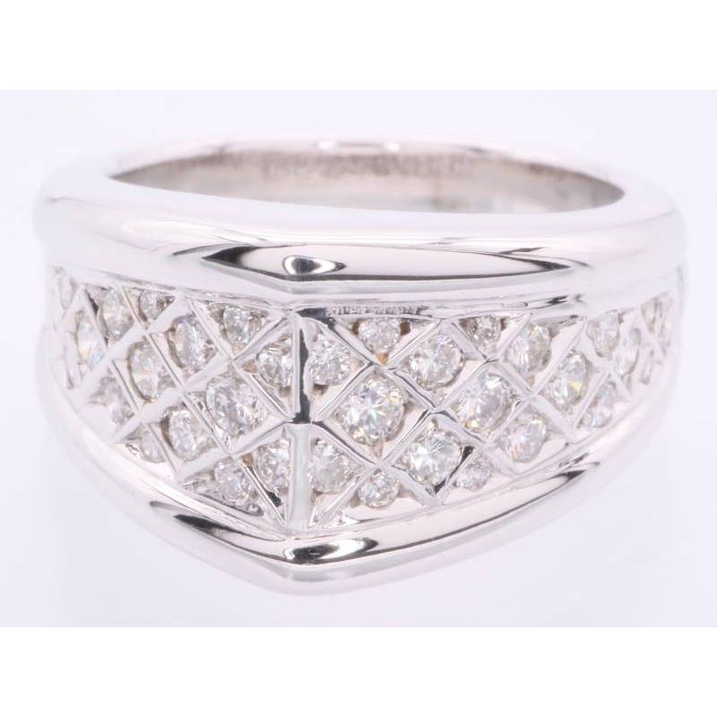 ピキョッティ PICCHIOTTI ダイヤ0.55ct 格子 リング 12号 K18WG