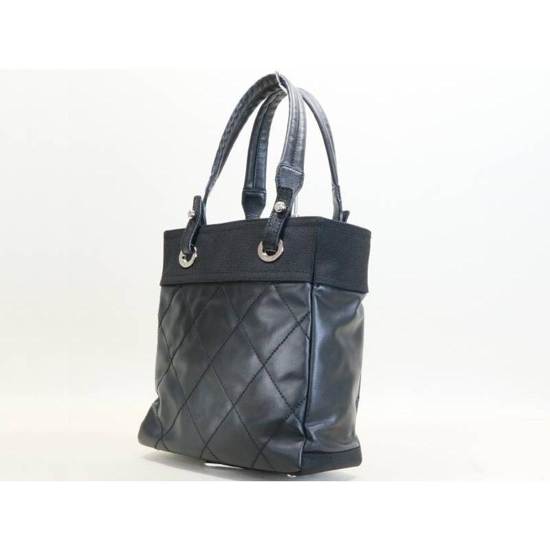 △シャネル/CHANEL バッグチャーム パリビアリッツトート シルバー