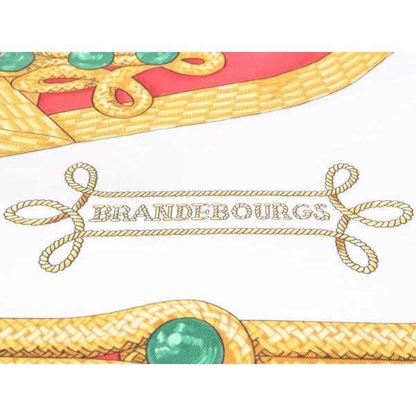 HERMES（エルメス） スカーフ カレ90 飾り軍服 BRAN DEBOURGS ブランデ