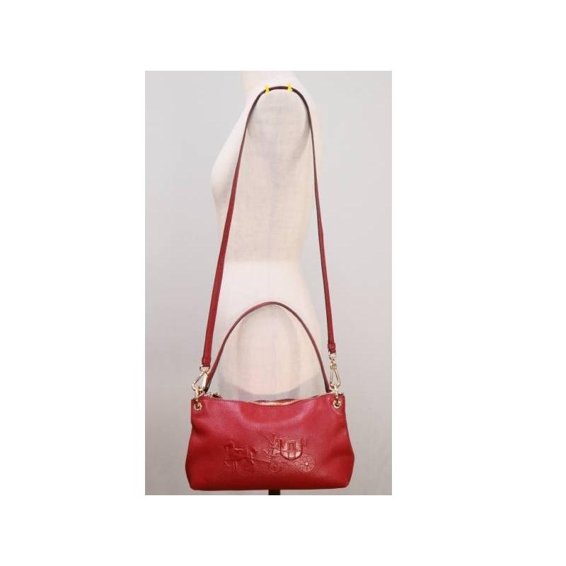 COACH（コーチ） 美品 ショルダーバック 2way エンボスド ホースアンド