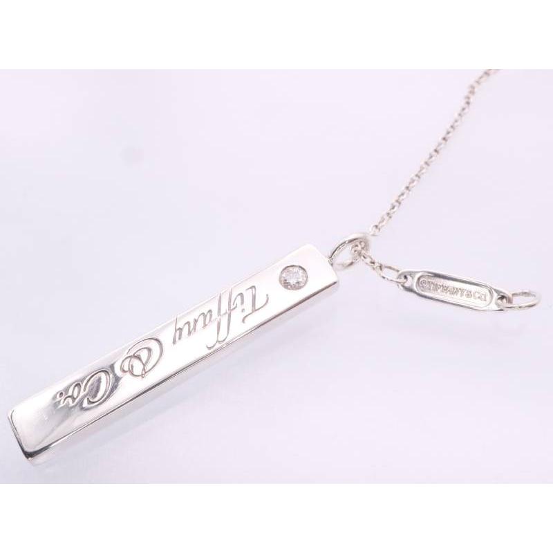TIFFANY&Co.（ティファニー） ネックレス 美品 ノーツバー ダイヤ1P