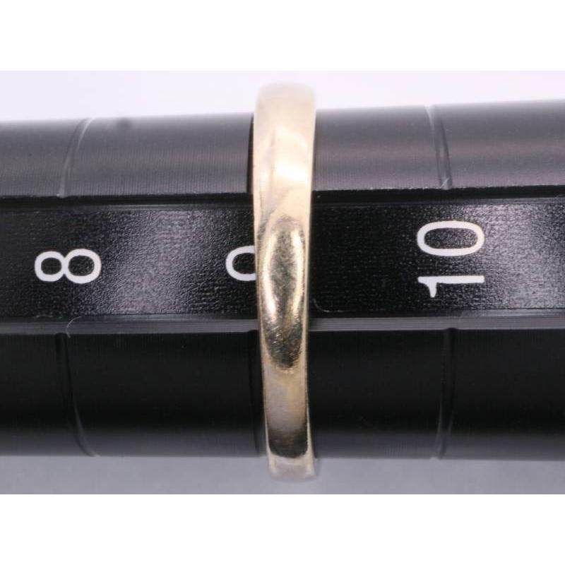 スタージュエリー リング 9号 ダイヤ0.05ct オープンハート K10WG  