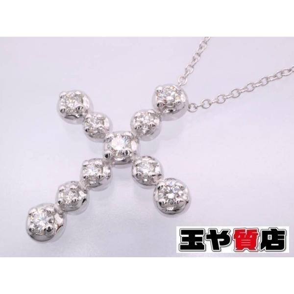 ティファニー ネックレス ダイヤ ペンダント 10p 腕時計 アクセサリー テンダネスクロス ペンダント パロマピカソ K18wg パロマピカソ 箱入 ホワイト