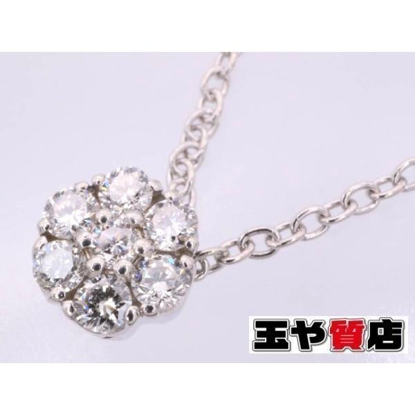 Ponte Vecchio（ポンテヴェキオ） ネックレス ダイヤ0.14ct フラワー