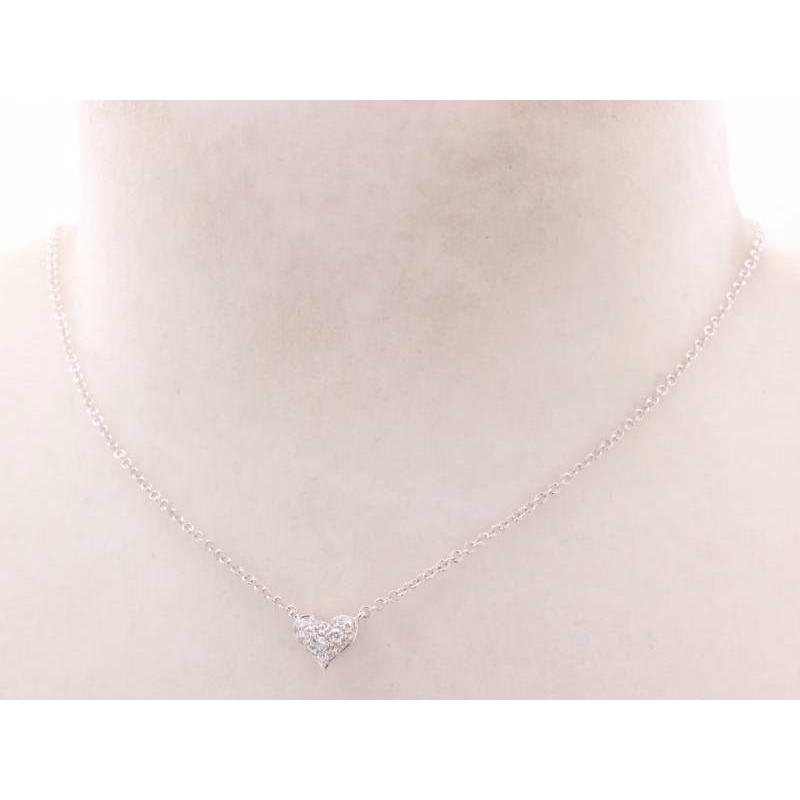 Ponte Vecchio（ポンテヴェキオ） ネックレス ダイヤ0.17ct ハート 750 