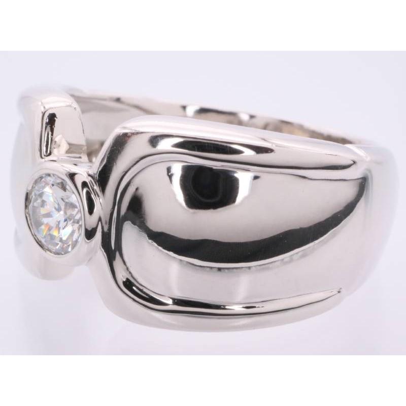 ユキザキ レガリア ホースシュー Pt900 ダイヤ 0.31ct ペンヘッド