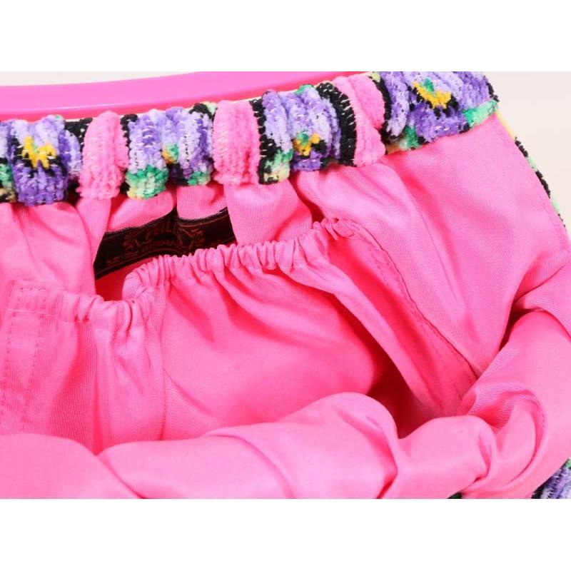 feiler（フェイラー） 手下げ 美品 花柄 ピンク プラスチック ハンドル