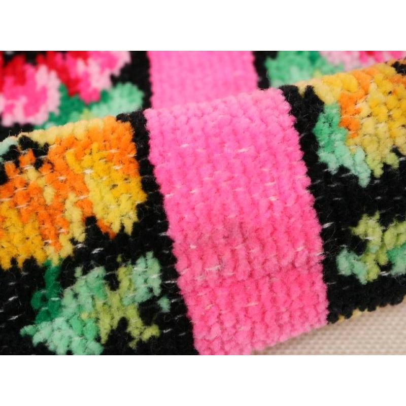 feiler（フェイラー） 手下げ 美品 花柄 ピンク プラスチック ハンドル