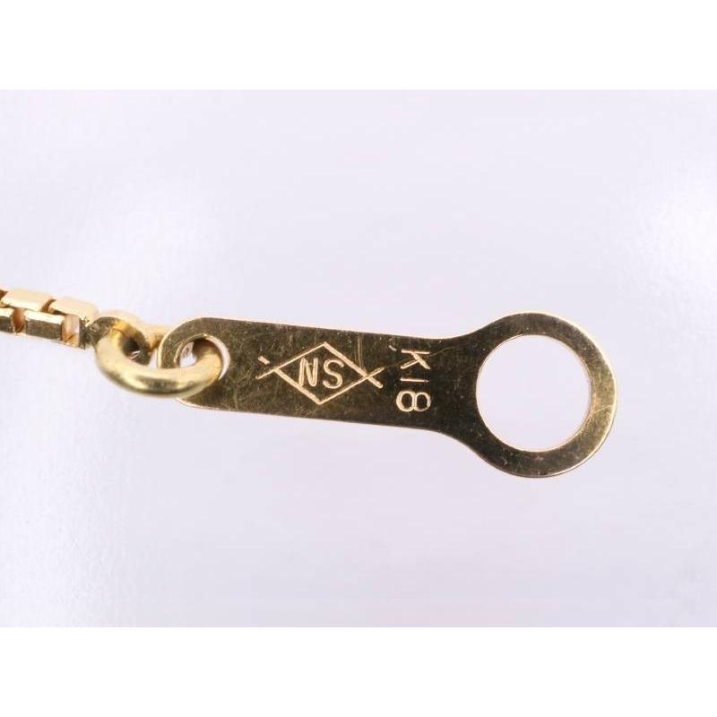 ネックレス ダイヤ イエロー系0.327ct デザイン トップ K18YG イエローゴールド ネックレス_2