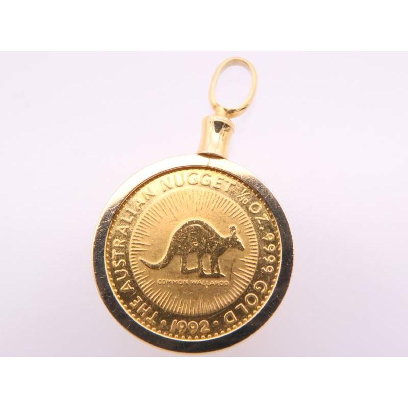 ペンダントトップ エリザベスII オーストラリア 15ドル 金貨 コイン 1  