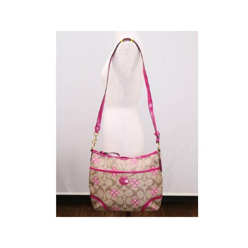 COACH コーチ ショルダー バッグ 2way ペイント シグネチャー  
