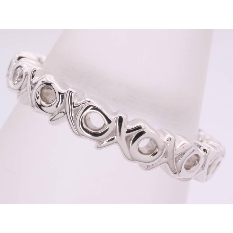 TIFFANY&Co.（ティファニー） 美品 リング 9号 ラブ&キス ダイヤ 3P