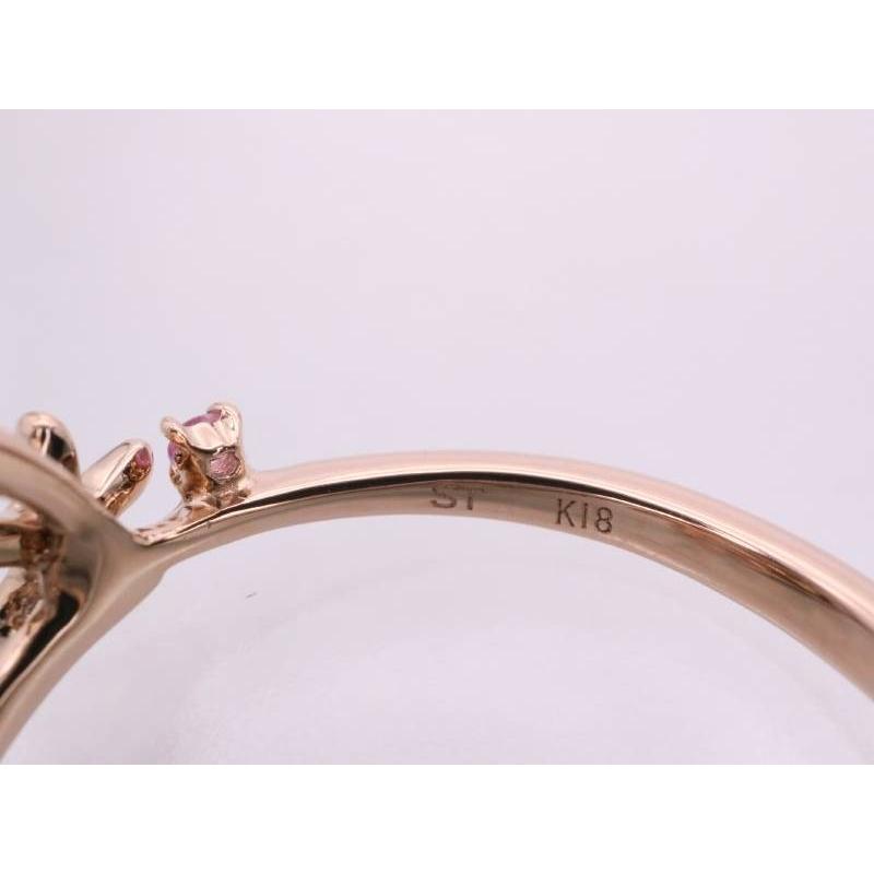 サマンサティアラ Samantha Tiara ハート 蝶 花 マルチストーン K18PG