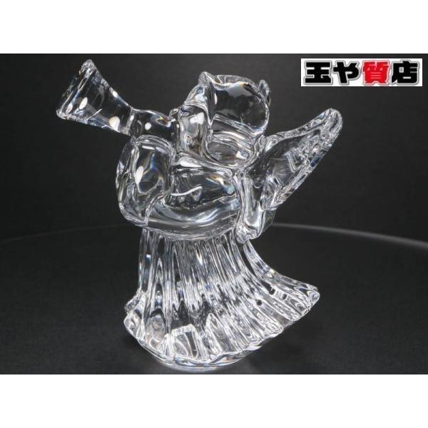 バカラ（Baccarat） 新品同様 フィギュア 笛を吹く天使 型 2103256