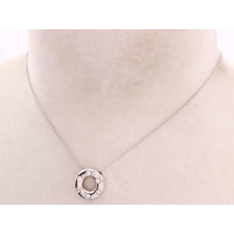 TIFFANY&Co.（ティファニー） 美品 ドッツサークル ダイヤ 6P