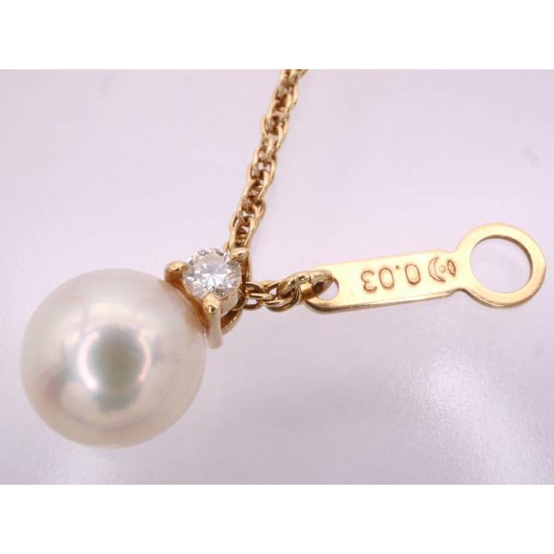 タサキ真珠 TASAKI（タサキ） 田崎真珠 パール6.1ミリ ダイヤ0.03ct デザイン