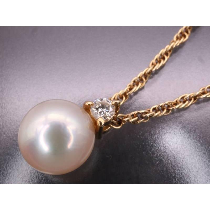 TASAKI（タサキ） 田崎真珠 パール6.1ミリ ダイヤ0.03ct デザイン