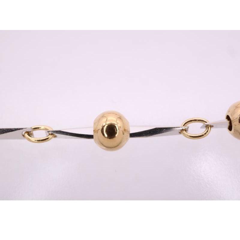 K18WG ビーズブレスレット 新品 K18WG ビーズブレスレット 新品