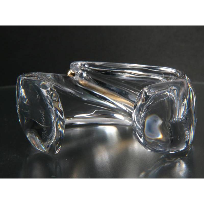 バカラ（Baccarat） 美品 バングル ブレスレット コキアージュ クリア