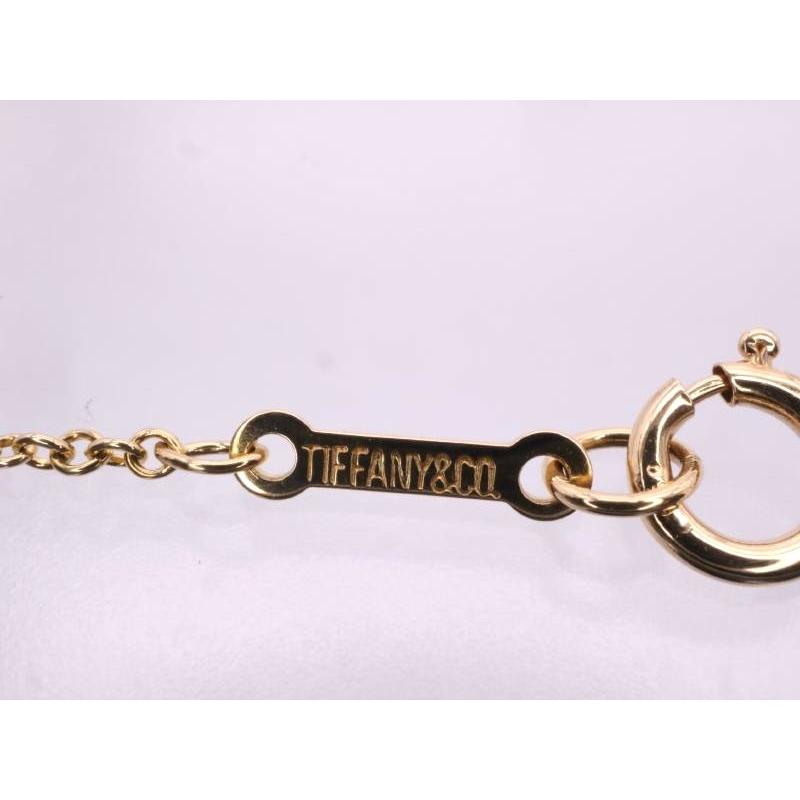 TIFFANY&Co.（ティファニー） 美品 ダイヤ キス ネックレス 750 K18YG