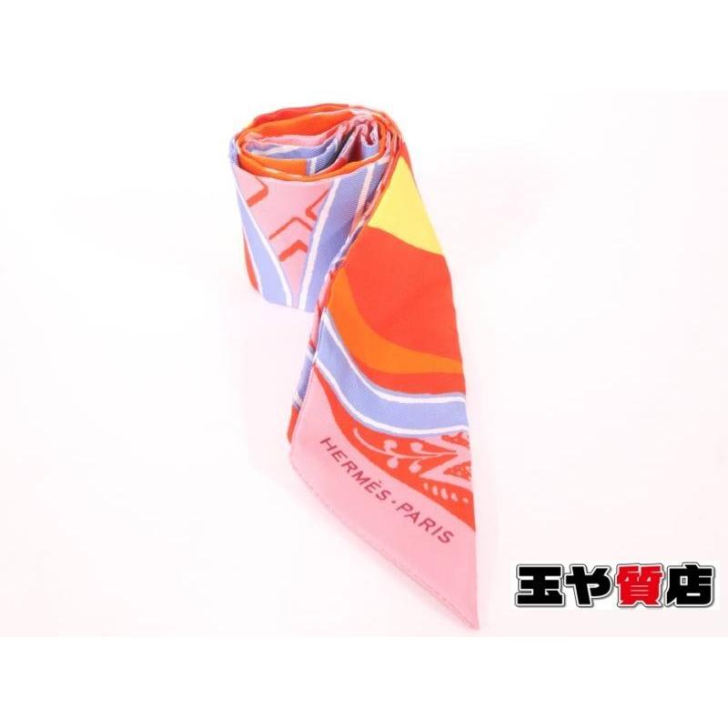 HERMES エルメス 美品 シルクゲーム Jeu De Soie ツイリー HERMES エルメス 美品 シルクゲーム Jeu De Soie ツイリー