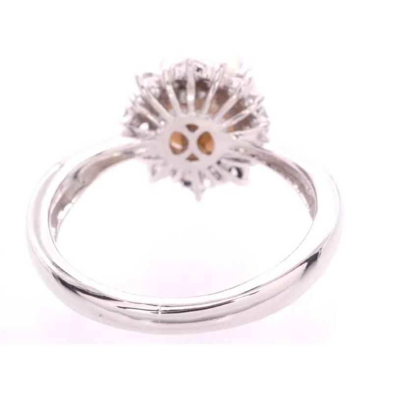 パール9.2ミリ ダイヤ デザイン リング 10.5号 pt900プラチナ : 親切な