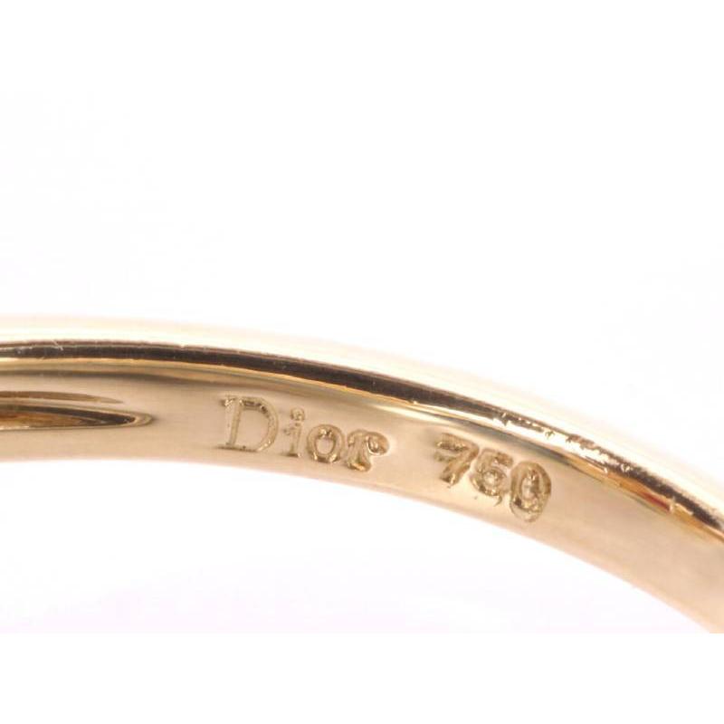 Dior クリスチャンディオール K18YG リング ルビー ダイヤ Christian Dior（クリスチャン・ディオール） 美品 DIOR ルビー 1P