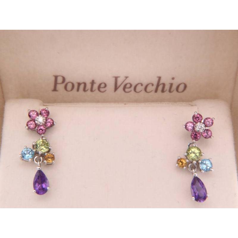 Ponte Vecchio ポンテヴェキオ マルチカラーストーン ダイヤ0.02 Ponte Vecchio ポンテヴェキオ マルチカラーストーン ダイヤ0.02