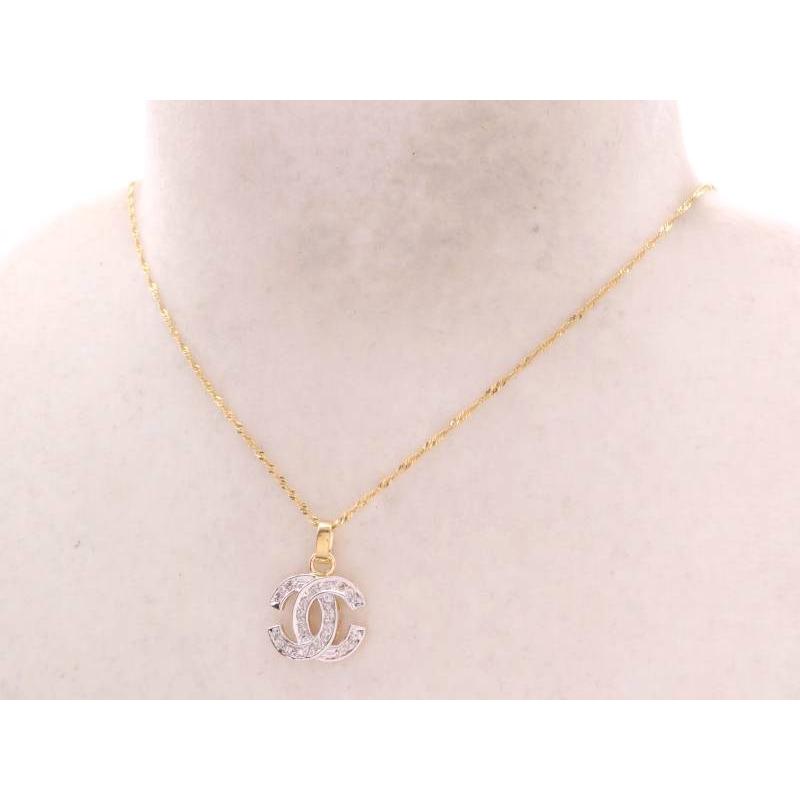 新品k18YG (750)ペンダントCC