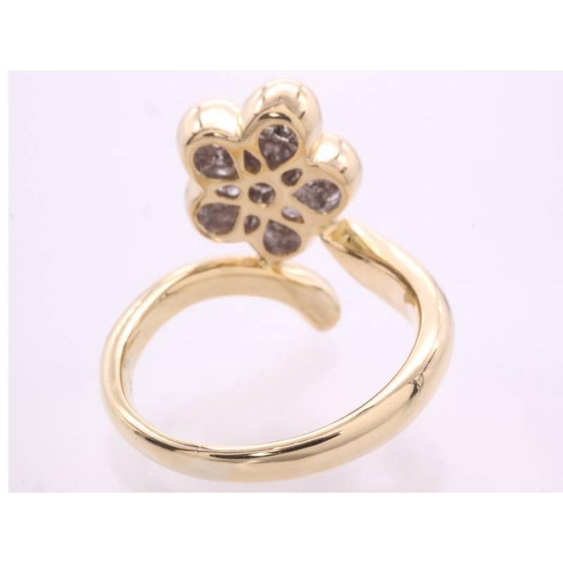 Ponte Vecchio（ポンテヴェキオ） 美品 ダイヤ0.19ct フラワー