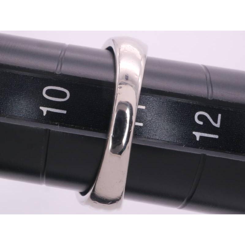 サファイヤ ダイヤ0.09ct デザイン リング 11号 pt850 プラチナ : 親切