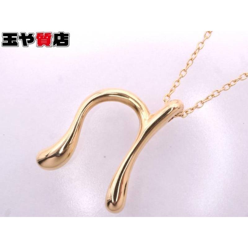 TIFFANY&Co.（ティファニー） 美品 レターイニシャル ネックレス 750